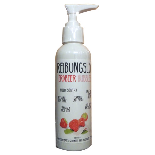 Reibungslos «Erdbeer Bubbles» Gleitmittel mit Erdbeeraroma (0.15 l) 150 ml
