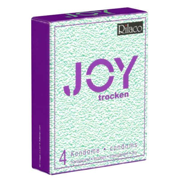 Joy Trockene Kondome 4 Stück für Oralverkehr (4 Kondome) 4 St