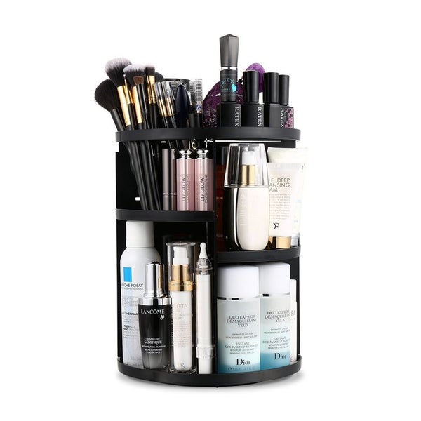 UNIQ 360° Drehbarer Kosmetik-Organizer - Schwarz