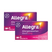 Produktabbildung: Allegra® Allergie-Schmelztabletten Doppelpack 2X20 St