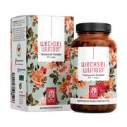 Wechseljahre Komplex mit Yamswurzel, Baldrian, Eisen, Vitamin B9 & B12 & Rotklee - WECHSELWUNDER - 180 vegane Kapseln - NATURTREU® 2 x 90 St