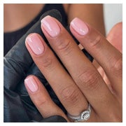 Kunstnägel Press on Kurz Squoval Nude Jelly Nagelkleber AZ1 1 St