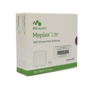 Mepilex Lite Schaumverband 10x10 cm ster 10 St