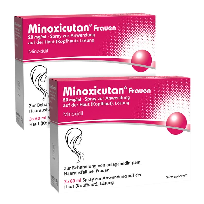 Minoxicutan® Frauen 20 mg/ml Spray Doppelpack 2X3X60 ml