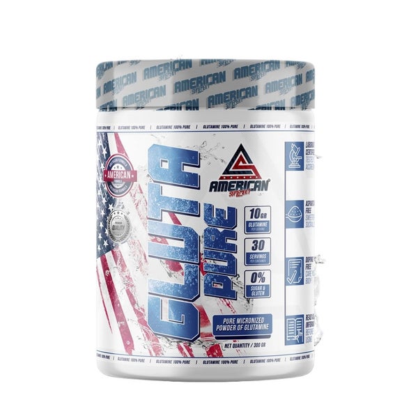 American Supplement - 100 % reines fermentiertes Glutamin - 300 g 300 g
