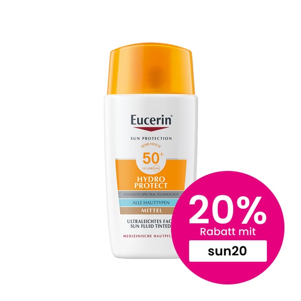 Eucerin Sun Fluid Hydro Protect Face Mittel Lsf50+ 50 ml