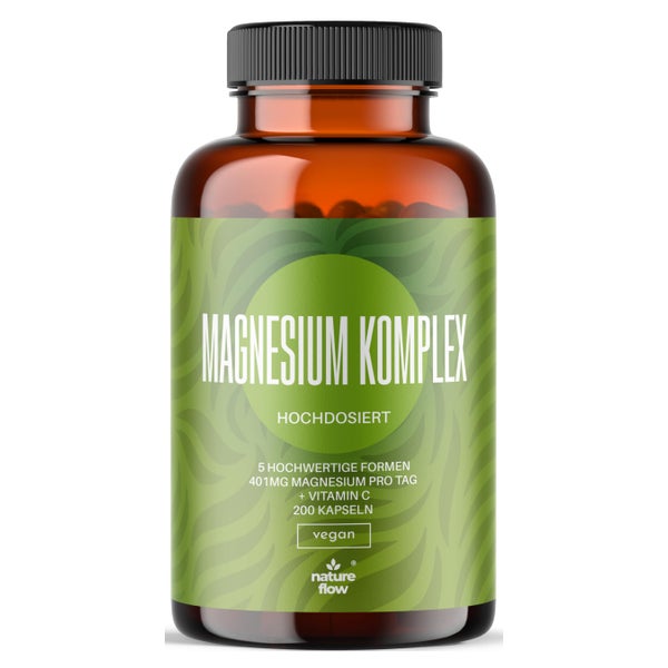 Magnesium Komplex - 200 Kapseln - Nature Flow 200 St