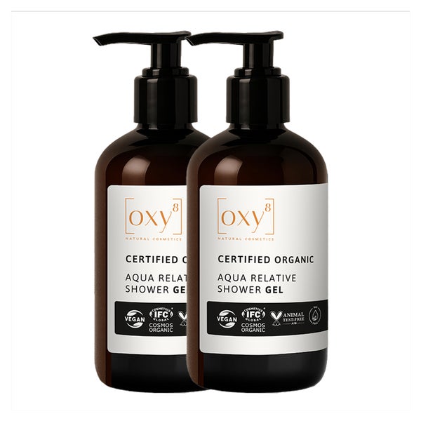 OXY8 NATURKOSMETIK AQUA RELATIVE SHOWER GEL 2er-Pack 500 ml