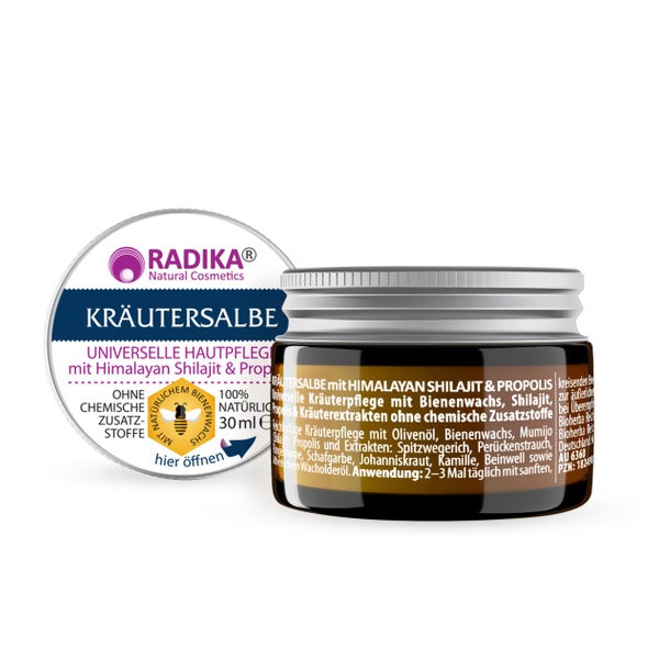 Bioherba Kräutersalbe mit Himalayan Shilajit und Propolis 30 ml