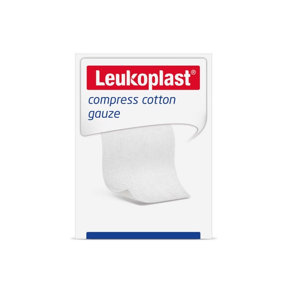 Leukoplast Mullkompressen, compress cotton gauze, steril, 5 x 5 cm 25X2 St