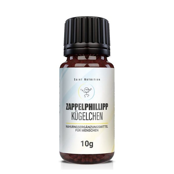 Saint Nutrition® Zappelphilipp Kügelchen für Kinder | Begleiter in stressigen Phasen 10 g