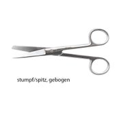 megro chirurgische Schere - gebogen / spitz/stumpf 1.0 St