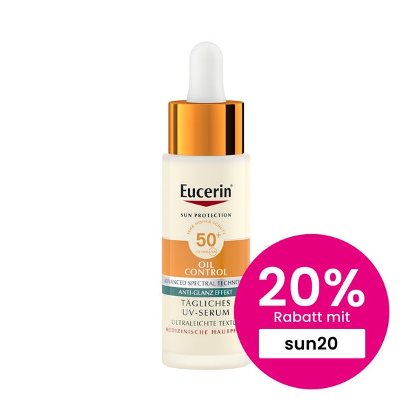 Eucerin® Oil Control Face Sun Tägliches UV-Serum LSF 50+ 30 ml
