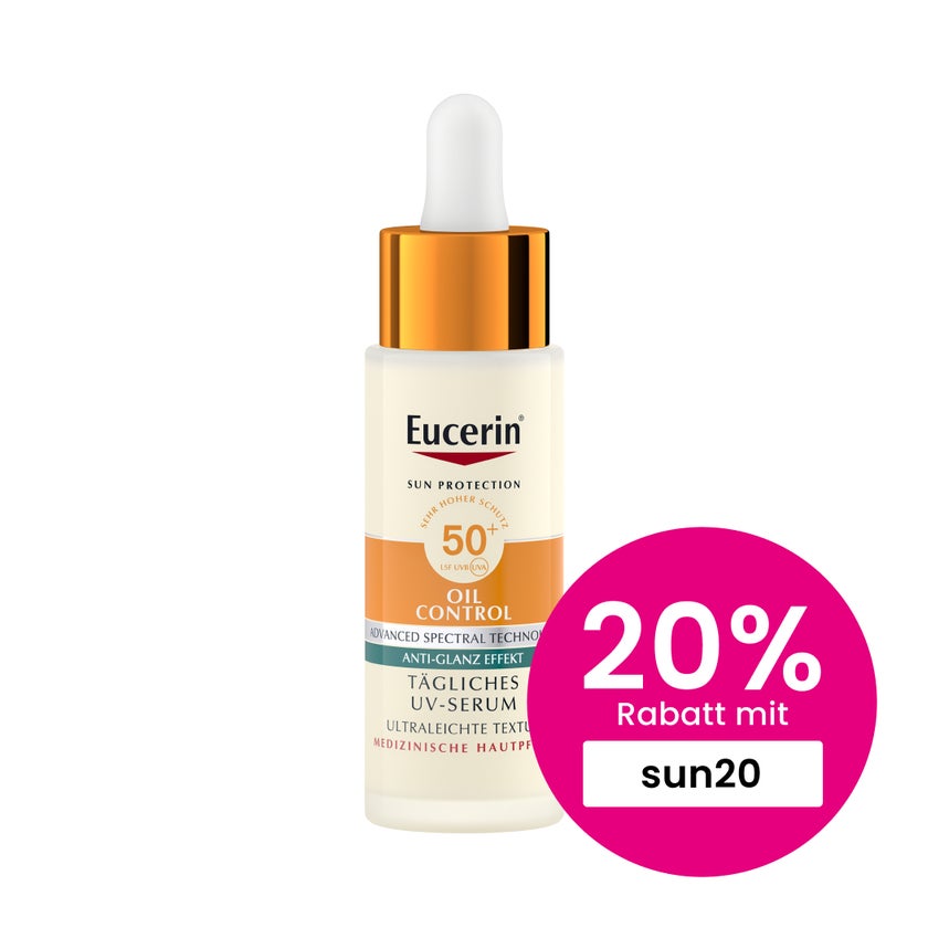 Eucerin® Oil Control Face Sun Tägliches UV-Serum LSF 50+ 30 ml