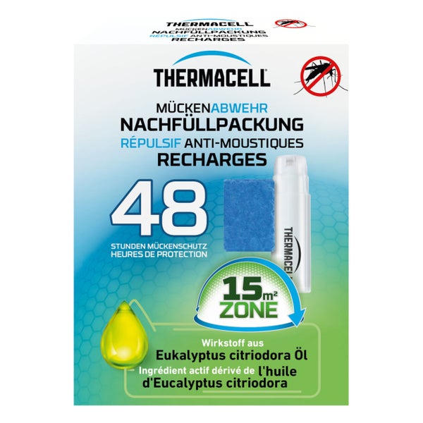 Thermacell Mückenabwehr Nachfüllpackung 48 Stunden, Zitroneneukalyptusöl 1 St