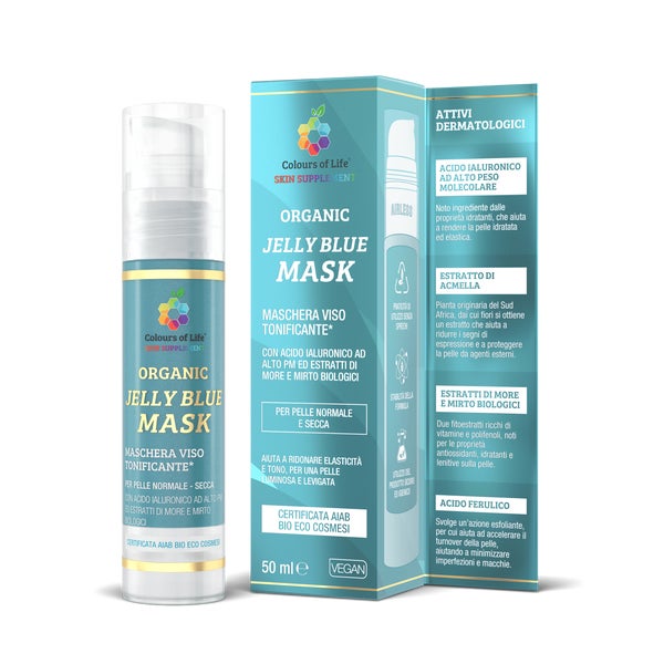 Colours Of Life Organic jelly blue mask 50 ml