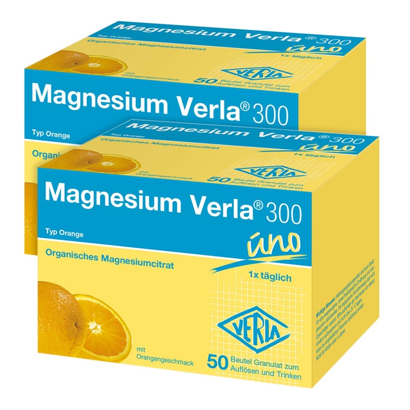 Magnesium Verla® 300 uno Doppelpack 2X50 St