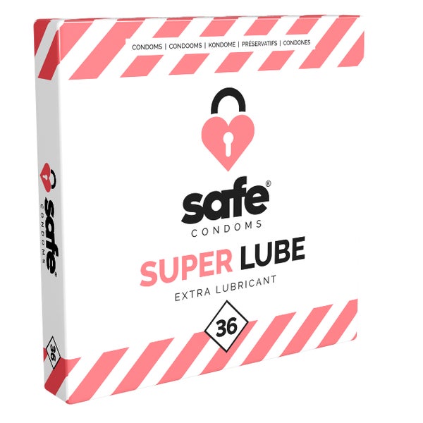 «Super Lube» Kondome 36 Stk, extra befeuchtet, anatomisch (36 Kondome) 36 St