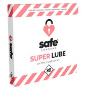 Produktabbildung: «Super Lube» Kondome 36 Stk, extra befeuchtet, anatomisch (36 Kondome) 36 St