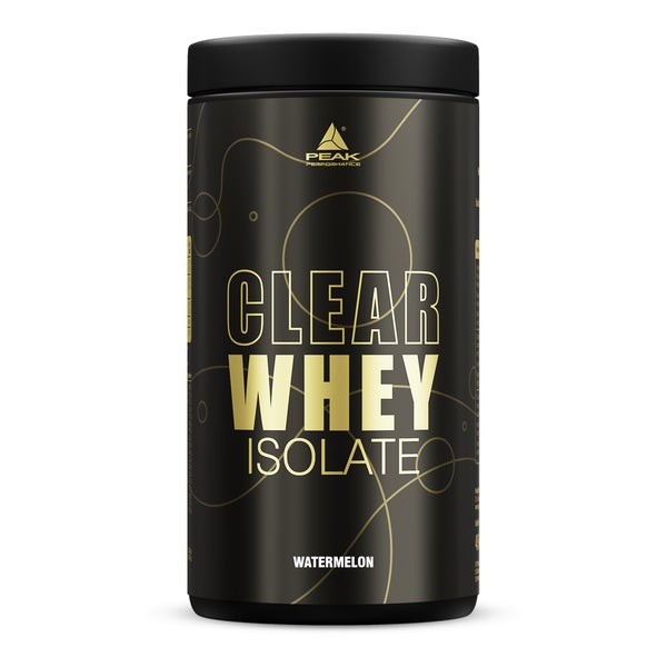 PEAK Clear Whey Isolate - 450g - Geschmack Watermelon I 15 Portionen I hochwertiges Protein I klare Konsistenz I fruchtiger, erfrischender Geschmack I fettfrei, zuckerfrei