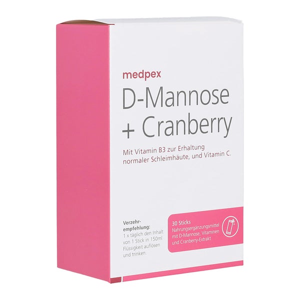 medpex D-Mannose + Cranberry 30X1,95 g