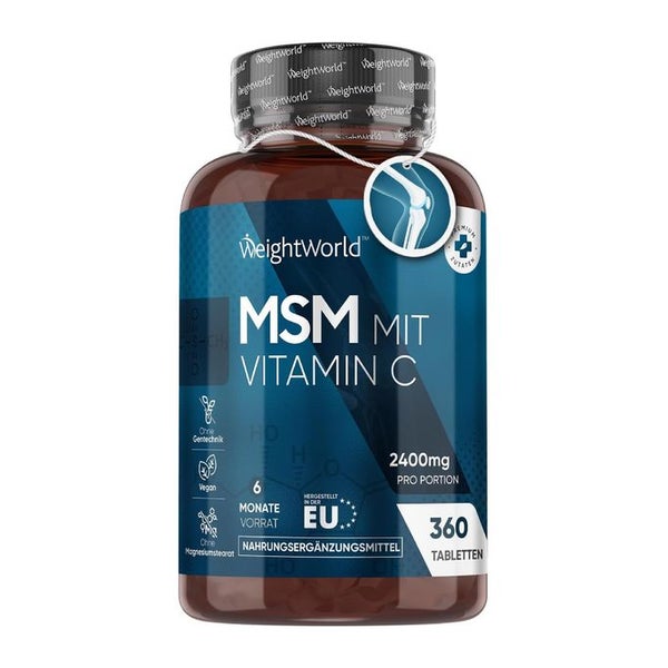 WeightWorld MSM mit Vitamin C 360 St