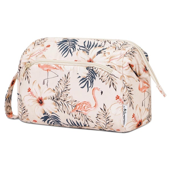 Kulturtasche Damen Kosmetiktasche Schminktasche Reise B-beig 1 St
