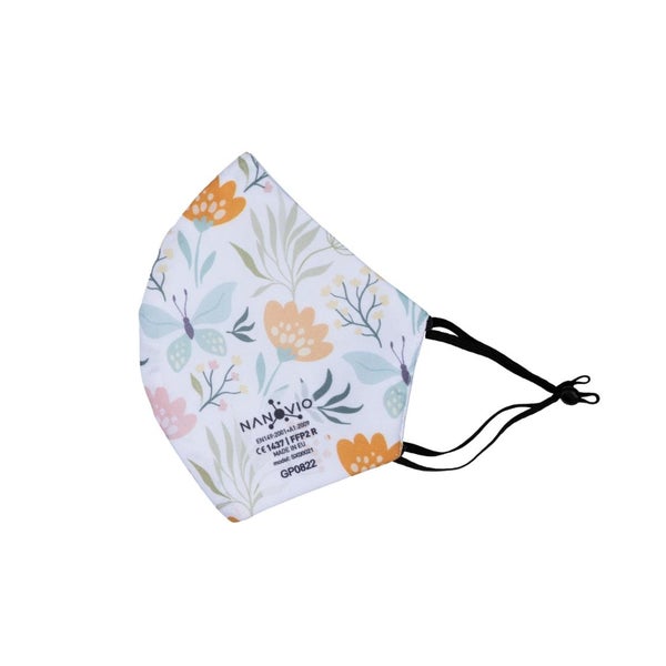 Nanovio FFP2 Maske wiederverwendbar - Spring Flowers 1 St