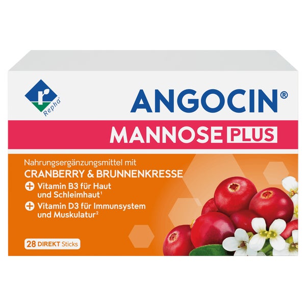 Angocin Mannose Plus Pulver Zum Einnehmen 28X3 g