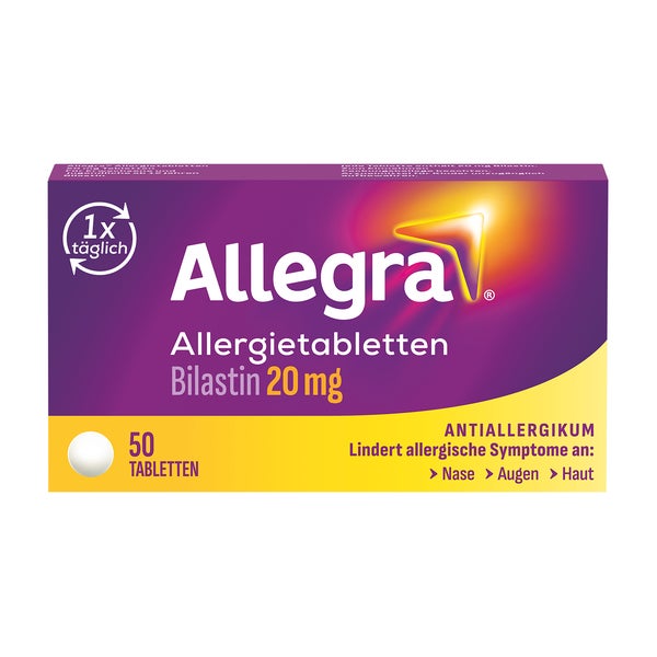 Allegra Allergietabletten 20 mg 50 St