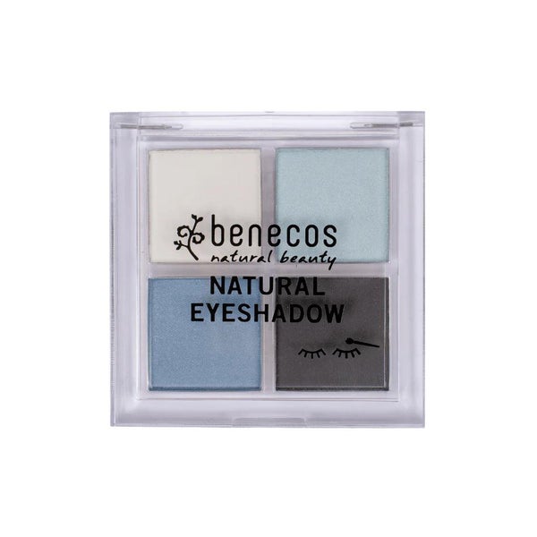 benecos Natural Beauty Quattro Eyeshadow - true blue Bio