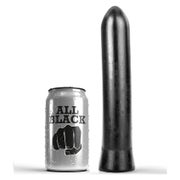 All Black - Dildo mit glatter Oberfläche und flexibler Form