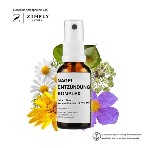 Zimply Natural NAGELENTZÜNDUNG KOMPLEX - Pflanzbasierte Rezeptur 30 ml
