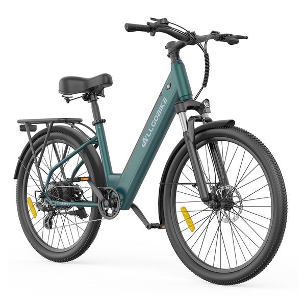 ALLGOBIKE AM27 Pendler-E-Bike mit 36V 15Ah Akku,Grün 1 St