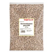 Supravit Sonnenblumenkerne geschält I Vogelfutter I Ganzjahresfutter für Wildvögel I Frische ölhaltige Kerne aus besten Anbaugebieten 2,5 kg