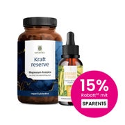 Produktabbildung: Basispaket: Vitamin D3 + K2 (2.000 I.E.) & Magnesium in einem veganen Bundle - KRAFTRESERVE & SONNENFREUND - NATURTREU® 209.9 g