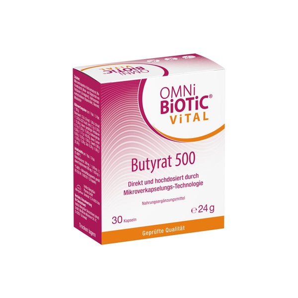 Omni Biotic Vital Butyrat 500 Kapseln 30 St