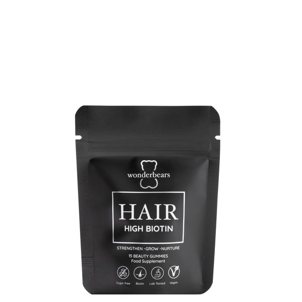 wonderbears HAIR High Biotin Gummies Pouch, 15 Stück 15 St