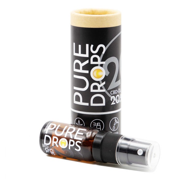 PURE  DROPS CBD-ÖL 20% Vollspektrum aus Österreich 10 ml