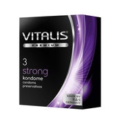 Vitalis Strong Kondome 3 Stk, extra dick & besonders sicher (3 Kondome) 3 St