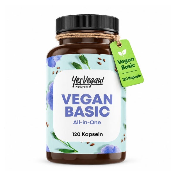 Vitamin D3 K2 B12 Kapseln hochdosiert – Vegan Multivitamin 120 St
