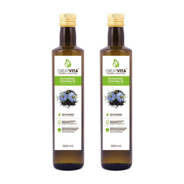 GreatVita Schwarzkümmelöl 1000 ml