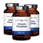 Echt Vital Chrom Picolinat - 3 Gläser 3x60 St