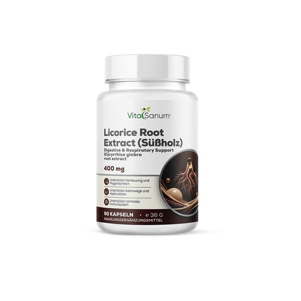 VitaSanum® - Echtes Süßholz  (Glycyrrhiza glabra) 400 mg 90 Kapseln 90 St