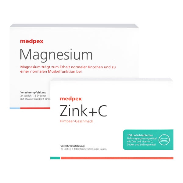 medpex Magnesium Dragees & Zink+C 1 Set