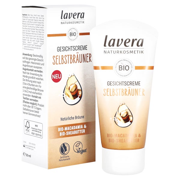 Lavera Selbstbräunungscreme Gesicht 50 ml