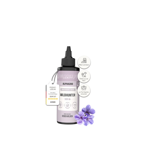 alphazoo MilbHunter Spot-On für Katzen 100 ml
