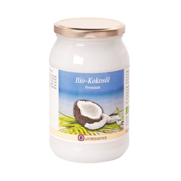 Quintessence BIO-Kokosöl in Bioqualität - BIO-Kokosöl aus Sri Lanka 900 ml