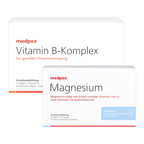medpex Magnesium & Vitamin B-Komplex 1 Set