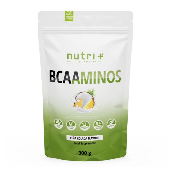 nutri+ BCAA Pulver Aminosäurenkomplex - Pina Colada 300 g